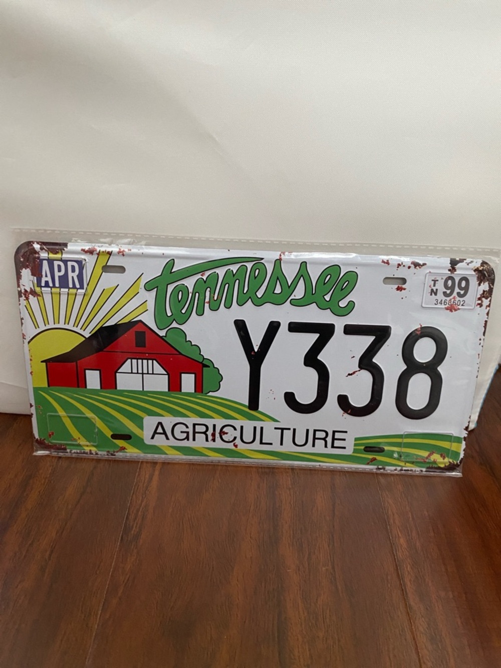 Tennessee License Plate
